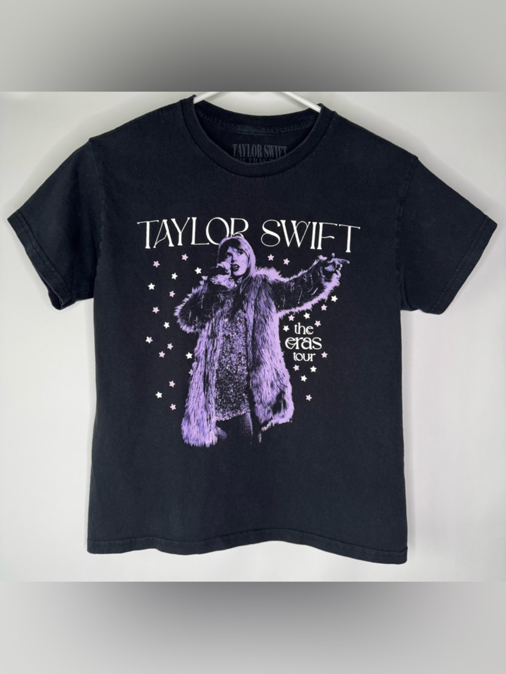 Taylor Swift The Eras Tour Concert Live Photo Stars 100% Cotton Tee Shirt